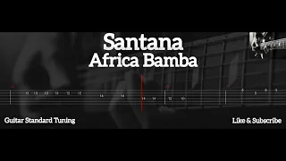 Santana - Africa Bamba ( Tab Guitar )