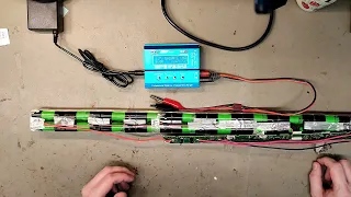 Successful attempt reviving low voltage VanMoof Intube battery