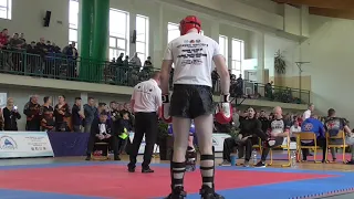 Karol Mamerski vs Rafał Okleja MP kick light (1/16  -74kg senior)