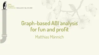 Graph-based ABI analysis for fun and profit - Matthias Männich