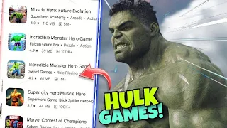 Playing Best and worst Hulk Games Ever !!