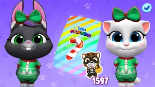 My Talking Tom Friends New Update Christmas Day 1597 / Cosy Onesie and Green ribbon