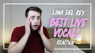 Listening to LANA DEL REY'S BEST LIVE VOCALS for the FIRST TIME | Reaction