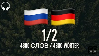 1/2. Lerne 4800 nützliche russische Wörter. Lerne Russisch, während du Musik hörst.