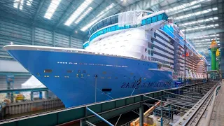 Inside Cruiser Factory Producing Giant Cruise Ship🚤Manufacturing Shipyard Assembly Construction