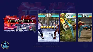 Full Gameplay - Tekken Tag HD | Ultra Hard Team Battle #1