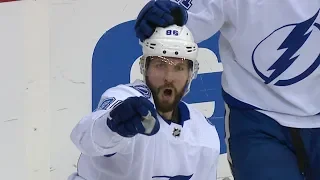 Nikita Kucherov tallies on magnificent passing play from Stamkos, Palat