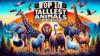 Discover the Top 10 Tallest Animals in the World #kidslearning #viral #animals #kids #KidsAdventure