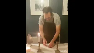 How to stop a candle wobbling