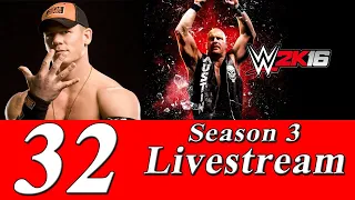 Соревновательный стрим игры WWE 2K16 (Побеждают сильнейшие!) №32 [SEASON 3]