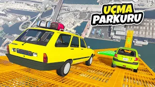 Sevilen Türk Arabalar Zorlu Uçma Parkurunda - GTA 5