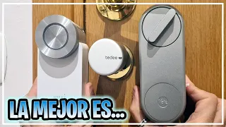 🔴Comparativa Cerraduras Inteligentes - YALE Linus - NUKI 3.0 Pro - TEDEE Lock