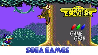 Donald Duck no Yottsu no Hihou aka Deep Duck Trouble Starring Donald Duck (Quick Gameplay) Game Gear