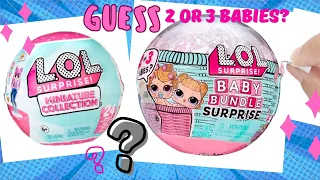 ASMR Unboxing Baby LOL Surprise! 2 or 3 Tiny Babies Inside? #unboxing #lolsurprise #lolbabybundle