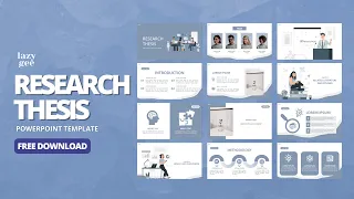 RESEARCH / THESIS POWERPOINT TEMPLATE | FREE DOWNLOAD
