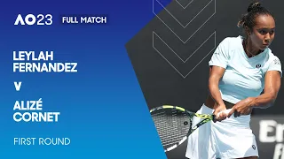 Leylah Fernandez v Alizé Cornet Full Match | Australian Open 2023 First Round