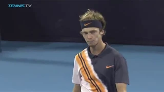 Andrey Rublev ROCKET shots in win vs Sousa | Beijing 2018