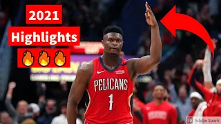 If Zion Williamson was Right Handed pt. 3! Best highlights from 2021 💪