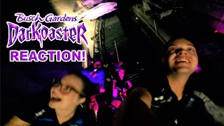 DarKoaster First Time On-Ride Reaction! Busch Gardens Williamsburg New for 2023 Indoor Coaster