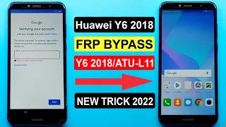 Huawei Y6 2018 FRP Bypass | New Method 2022 | Huawei Y6 (ATU-L11) Google Account Bypass Without Pc |