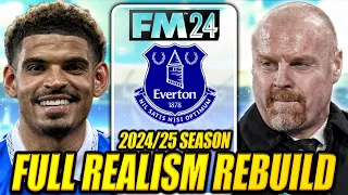 I Rebuilt Everton With Realistic Transfers in this FM24 Rebuild!