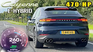 2024 Porsche Cayenne 470HP E-Hybrid | TOP SPEED on AUTOBAHN