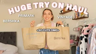 Post Lockdown Shopping! What I bought/Huge Try on Haul *Primark , Bershka, Zara ,Vintage stores*