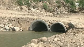 Новая дамба защитит село Джага от паводка
