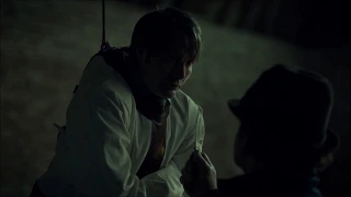 Tome-Wan Hannibal and Will in Mason's slaughterhouse