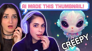 Making CREEPY AI art w/ LaurenZside