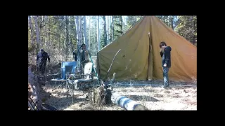 2023 colorado elk camp set up