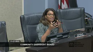 11/21/22 Community Oversight Board