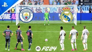 FC 24 | Ronaldo Messi Neymar vs Mbappe Haaland Vinicius | UCL FINAL | PenaltyShootout-4K60 Gameplay