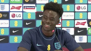 Bukayo Saka Press Conference Ahead Of The WC Quarter Finals Against France