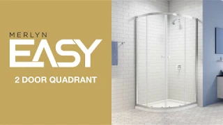 Fitting Video MERLYN EASY 2 Door Quadrant Shower Enclosure