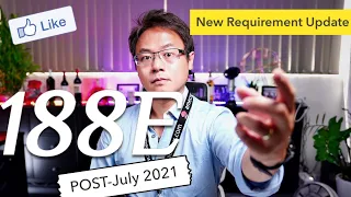 POST-July 2021: 188E Entrepreneur Visa Update