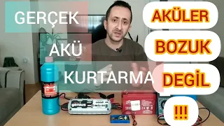 Aküleriniz Belki Bozuk Değildir Sülfatlaşmış Arızalı Akü Bakımı   Desülfatör Elektrikli Bisiklet