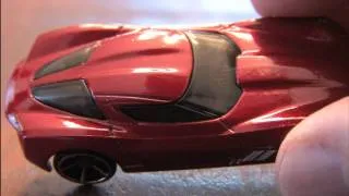 2009 CORVETTE STINGRAY CONCEPT Hot Wheels review by CGR Garage