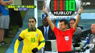 BRASIL TAVA SOFRENDO, ATÉ QUE RONALDINHO GAÚCHO ENTROU NO JOGO E FEZ ISSO!