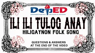 ILI - ILI TULOG ANAY - HILGAYNON FOLK SONG |MUSICAL SCORE |TIME SIGNATURE |NOTES (WITH INSTRUMENTAL)