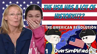 British MUM Reacts to The American Revolution - OverSimplified (Part 1)