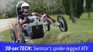 30 sec TECH: Swincar all-terrain spider car