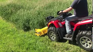 Rammy Flail Mower 120 in the USA - First Pass