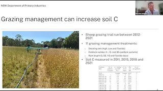 Can grazing management increase soil carbon?