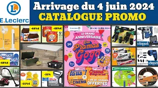 prospectus LECLERC du 4 au 15 juin 2024 🟢Arrivage bricolage jardinage 🔥chasse aux promos maison déco