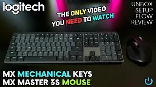 Logitech MX MECHANICAL KEYS & MX MASTER 3S MOUSE 🔥 EVERYTHING YOU NEED TO KNOW ⌨️