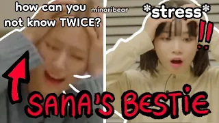 sana's bestie miyeon was so upset that chaewon didn't know this TWICE song