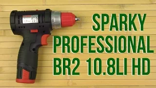 Распаковка Sparky Professional BR2 10.8Li-C HD