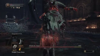 Dark Souls 3 Few-Hits-KO Challenge - Yhorm The Giant 3HKO