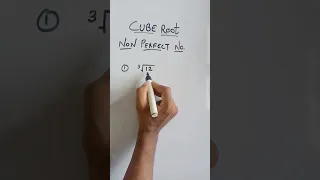 Cube Root Trick | Non Perfect Cube Root | Cube Tricks | Vedic Maths Tricks #shorts #cubetricks